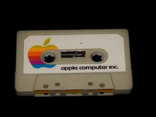 Vintage Computer Tape,  APPLE COMPUTER CASSETTE TAPE,  High Resolution Graphics,  16k 2