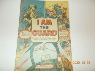 I Am The Guard Story Of The National Guard Rare Vintage Old Comic Book