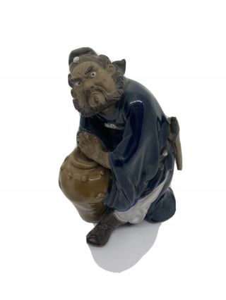 Vintage Shiwan Artistic Ceramic Pottery Oriental Chinese Mudman Figure