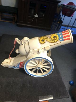 Vintage Kusan - Toy Plastic Cannon - The Spirit Of 1776 - Made In 1976