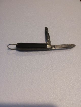Vintage Queen Cutlery Usa 2 Blade Electricians Pocket Knife