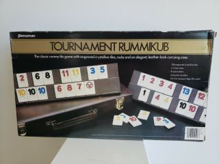 Vtg 1986 Rummikub Pressman Tournament Game In Orig.  Box 100 Complete