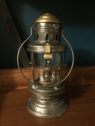 Vintage Perko Ship’s Lantern,  Antique Maritime Lantern.