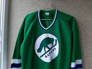 Ravens Hockey Jersey CCM Vintage USA NHL Green Shirt 2