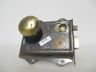 Antique Iron Bathroom Door Lock Brass Knobs Handles Vintage Old Bolt
