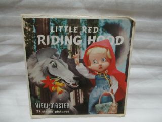 Little Red Riding Hood B 310 View - Master 21 Stereo Pictures