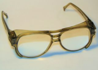 Vintage Z87 Ao American Optical Aerosite Safety Glasses With Magnifier Lenses