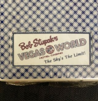 Bob Stupak’s Vegas World Casino Hotel,  Playing Cards -.  Las Vegas Strip,