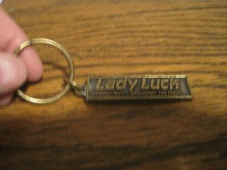 Vintage Las Vegas Lady Luck Keychain