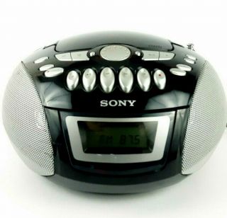 Vintage Sony Cfd - E75 Portable Cd Am/fm Radio Cassette Tape Recorder Boombox