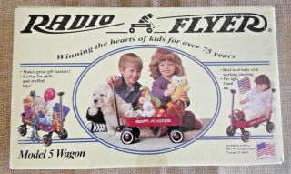 Radio Flyer Red Wagon Model 5 Kit Vintage Nos Bear,  Doll,  Decor Wagon