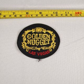 Golden Nugget Vintage Hat Jacket Patch Las Vegas Nevada Fremont Street Gambling