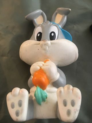 1994 Warner Bros Tyco Playtime Looney Tunes Baby Toy Plastic Vinyl Bugs Bunny