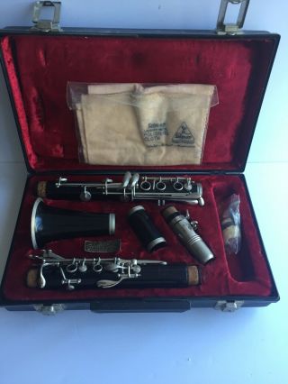 Vintage Evette Buffet Crampon Clarinet With Case