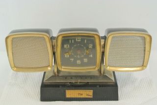 Philco Predicta Vintage Clock Am Radio Late 1950 