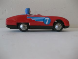 Vintage Friction Tin Toy Race Car Made In China 3