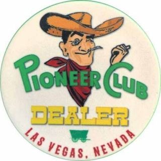 Pioneer Casino Poker Dealer Button