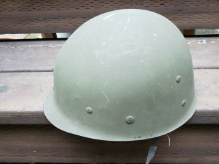 Vintage Army Military Fiberglass Helmet Vietnam Era?