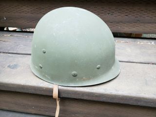 Vintage Army Military Fiberglass Helmet Vietnam era? 2