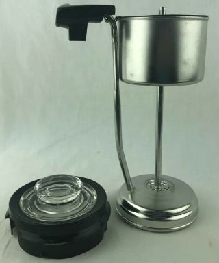 Vintage Corning Ware 10 Cup Electric Coffee Pot Replacement Part Stem Basket Lid