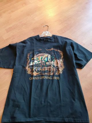 Aladdin Casino Las Vegas Grand Opening 2000 Tee T - Shirt Xl Cotton