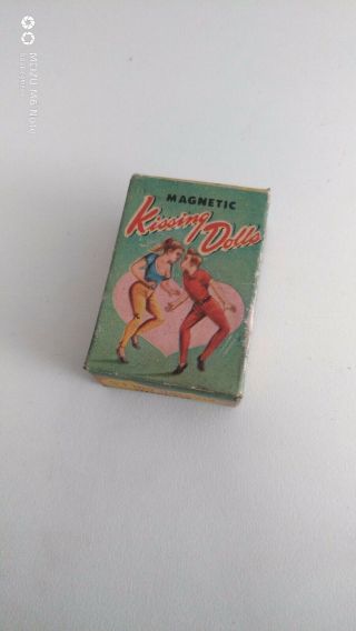 Magnetic Toy Vintage Kissing Dancers Doll 1970 