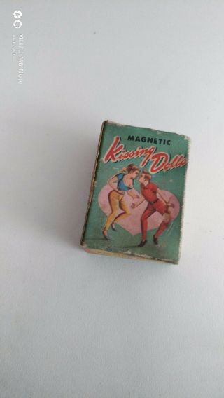 magnetic toy vintage kissing Dancers doll 1970 ' s game 2 2