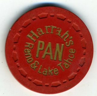1960s Pan (panguingue) Chip From Harrah 