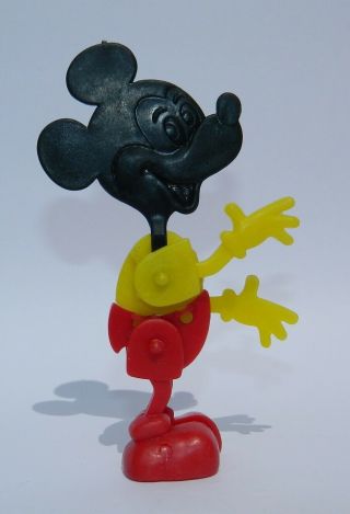 Vintage Mega Rare Walt Disney By Marx Snap - Eeze Mickey Mouse Figure 60 