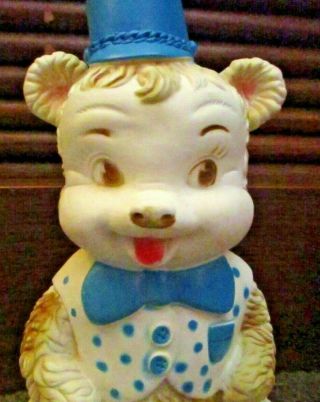 Rubber Bear By Arrow Rubber & Edward Mobley Co.  Vintage 1960’s With Squeaker 2