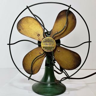 Vintage Rare Signal Electric Mfg.  Co.  " Cool Spot " Type 150 9” Desk Fan Show Only
