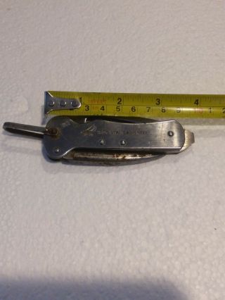 Vintage Telo 100 Stainless Steel Rigging Knife W/marlin Spike Japan