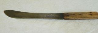 Antique I Wilson Sheffield England Skinning Butcher Knife 13.  5 " Long 8.  75 " Blade