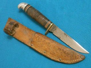 Vintage Western Boulder L48 Hunting Skinning Survival Knife Knives Fishingbowie