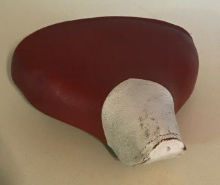 Vintage Bicycle Seat Schwinn/mesinger Red And White Made In The Usa