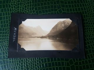 Stunning View Of Mundal,  Norway C1925.  Vintage Photo 10x6cm App 3