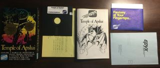 Temple Of Apshai By Epyx Commodore 64 C64 (1983) - Vintage - Complete