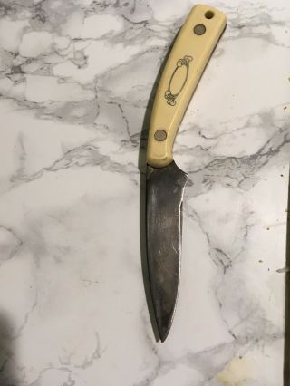 Vintage Schrade Usa Old Timer Drop Point Hunting Boot Knife Sc501