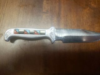 Hand Made Miniature Hunting Knife.  3.  5in Blade