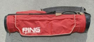 Ping Lightweight Carry Golf Bag - Single Strap - 4 - Way - Retro Vintage - Vgc