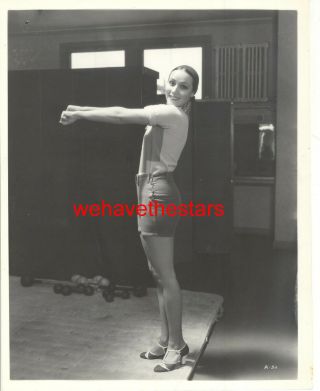 Vintage Dolores Del Rio Exercises Early 30s Publicity Portrait By Gaston Longet