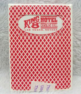 Vintage King 8 Casino Hotel Las Vegas Deck Of Playing Cards Htf