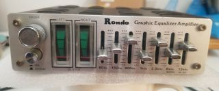 Vintage Rondo Car,  Automobile Graphic Equalizer Amplifier,  Made In Japan