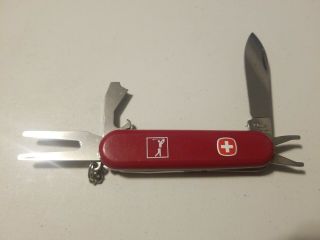 Wenger Golf Pro Swiss Army Knife In Red B