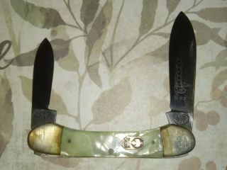 Stewart A.  Taylor Buck Creek Solingen Germany 2 Blade Pocket Knife - Unsharpened