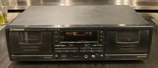 Pioneer Ct - W503r Auto Reverse Dual Stereo Cassette Deck Player/recorder Vintage
