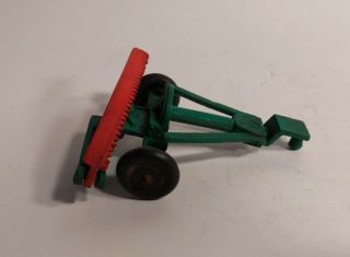 Vintage Auburn Rubber Sickle Mower 3 1/2 " Farm Toy