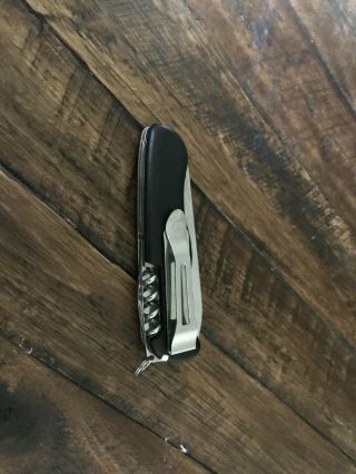 Victorinox Nomad Black 111mm Pocket Knife With Pocket Clip