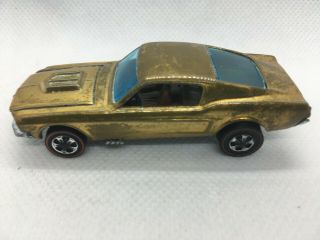 Vintage Hot Wheels (camaro Estate) Nr Redline Custom Camaro Rare Gold Color