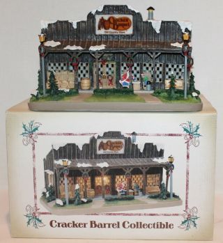 Vtg Cracker Barrel Old Country Store Christmas Holiday Village Light Up Numbered